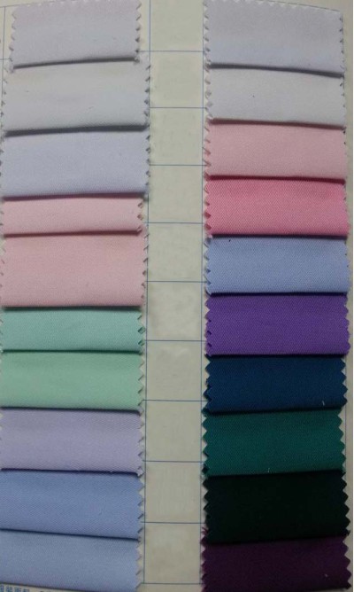 SX- YLF 全精梳滌卡T/C45/2*21/138*71  滌棉紗卡T/C23*21/138*71 耐漂白水 耐氯漂 制服 Anti bleaching bleaching resistant 45度照